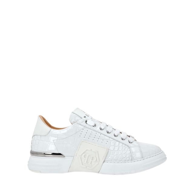 Philipp Plein Γυναικεία Παπούτσια Crocco Printed Lo-Top Sneakers Hexagon AADS USC0653 PTE003N