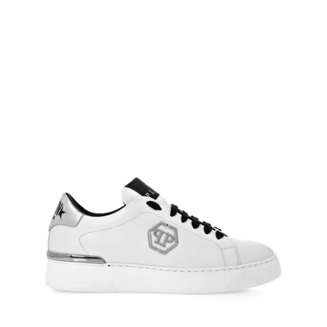 Philipp Plein Unisex Παπούτσια Nappa Leather Lo-Top Sneakers Hexagon AADS USC0676 PLE075N