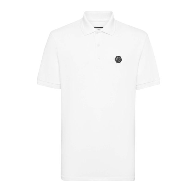 Philipp Plein Ανδρική Μπλούζα Pique Polo Shirt SS Gothic Plein SAEC MTK7835 PTE003N