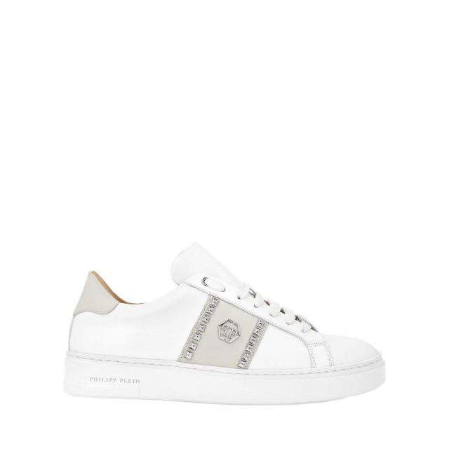 Philipp Plein Γυναικεία Παπούτσια Leather Lo-Top Sneakers Studs SAES USC0732 PLE005N