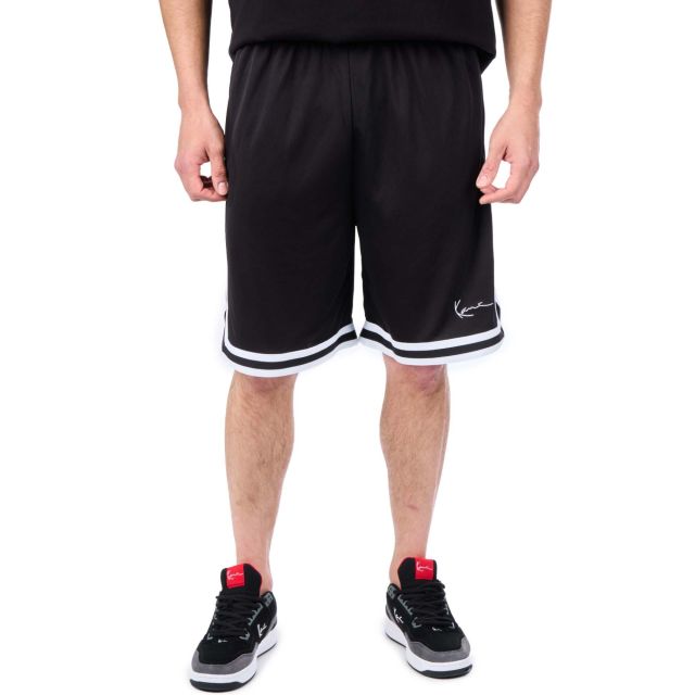 Karl Kani Ανδρική Βερμούδα Signature Mesh Shorts Black/White ESSKKM-MS01BLK