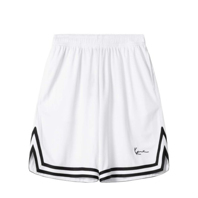 Karl Kani Ανδρική Βερμούδα Signature Mesh Shorts White/Black ESSKKM-MS01WHT