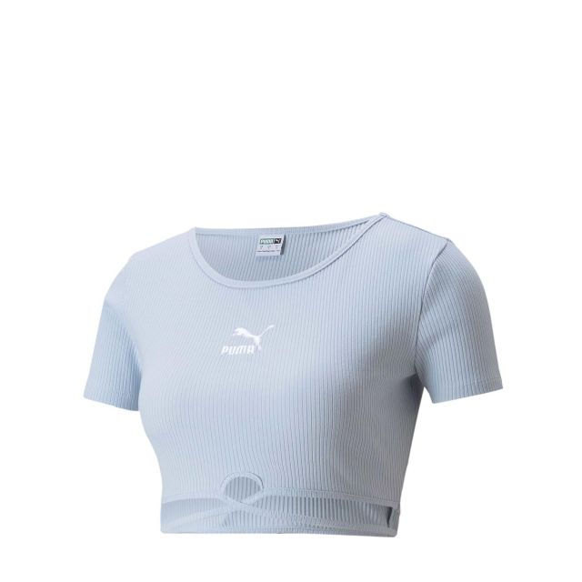 Puma Γυναικεία Μπλούζα Classics Ribbed Tee 533450