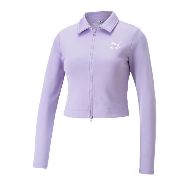 Puma Γυναικεία Μπλούζα Classics Long Sleeve Cropped Shirt 539004