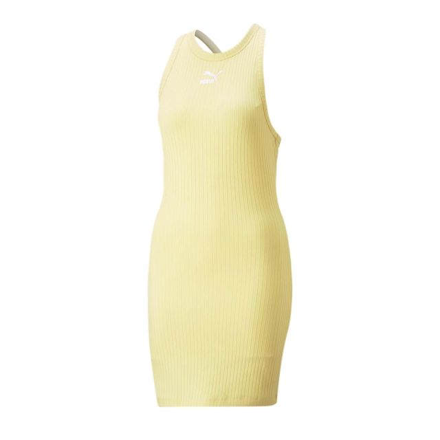 Puma Γυναικείο Φόρεμα Classics Ribbed Sleeveless Dress 538079