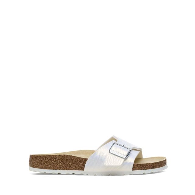 Birkenstock Γυναικεία Σανδάλια Bs Classic Catalina Bf Shiny Lizard White 1026474