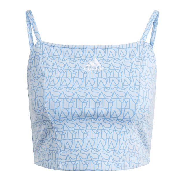 Adidas Γυναικεία Μπλούζα Allover adidas Graphic Corset-Inspired Tank Top IC8665