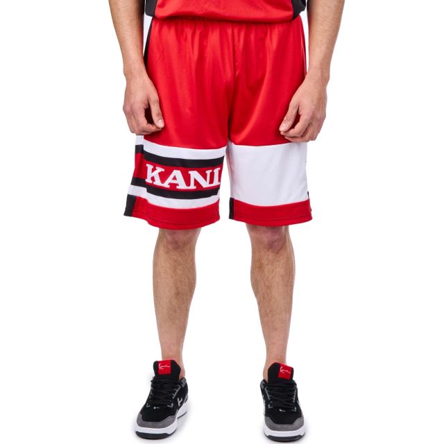 Karl Kani Ανδρική Βερμούδα Retro Block Shorts Red/Black/White KU241-004-1