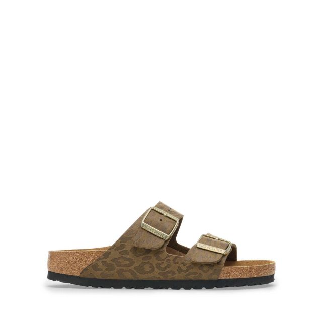 Birkenstock Γυναικεία Παπούτσια F25 Synthetics Arizona Syn Leo Khaki 1030594