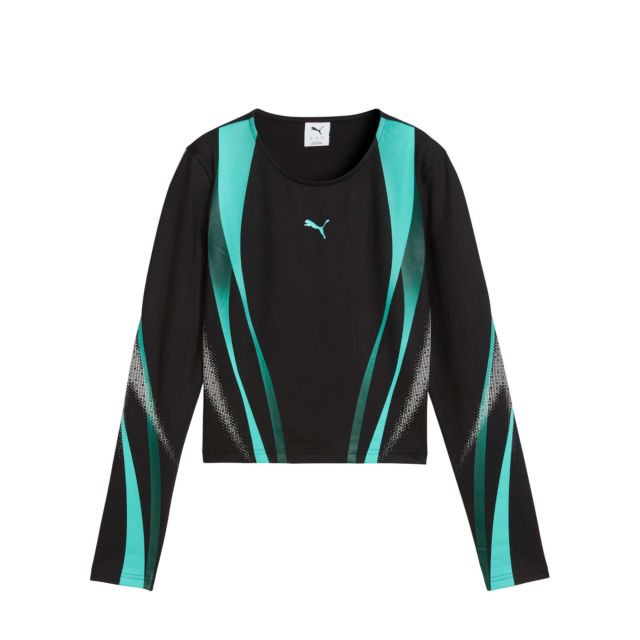Puma Γυναικεία Μπλούζα Dare To Long Sleeve Graphic Baby Tee 630810