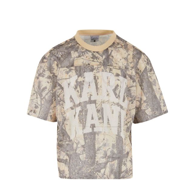Karl Kani Ανδρική Μπλούζα Heritage Wood Camo Mesh Boxy Jersey KM261-009-3
