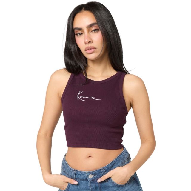 Karl Kani Γυναικεία Μπλούζα Small Signature Essential Racer Rib Top KW-TP011-052-14IND - 745985