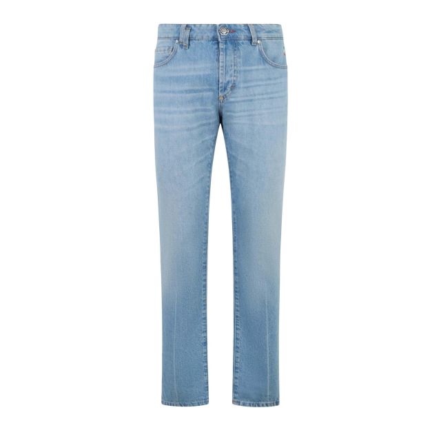 Philipp Plein Ανδρικό Τζιν Παντελόνι Basic Straight Cut Jeans SAFC MDT4353 PDE004N