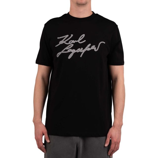 Karl Lagerfeld Ανδρική Μπλούζα T-Shirt Crewneck 755048-544224