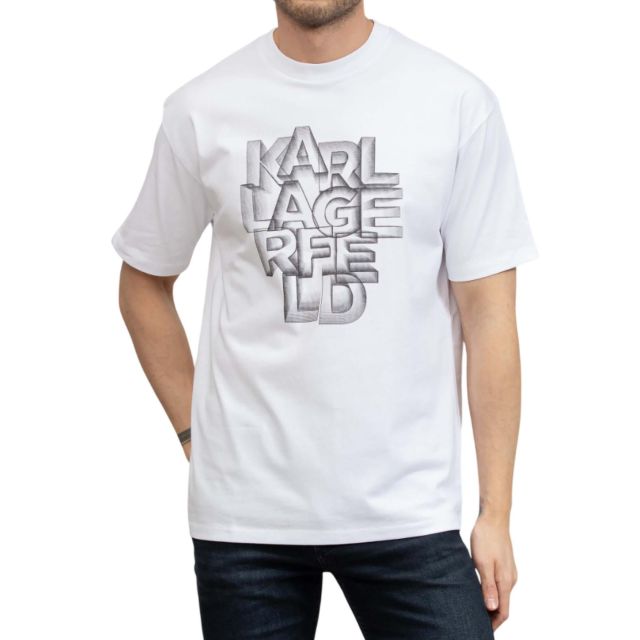 Karl Lagerfeld Ανδρική Μπλούζα T-Shirt Crewneck 755186-551230