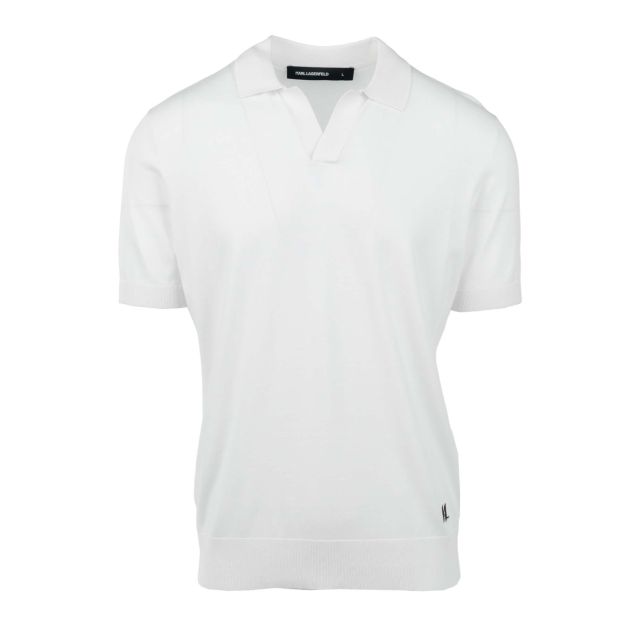 Karl Lagerfeld Aνδρική Μπλούζα Knit Polo 1/2 655014-562302 - 757774