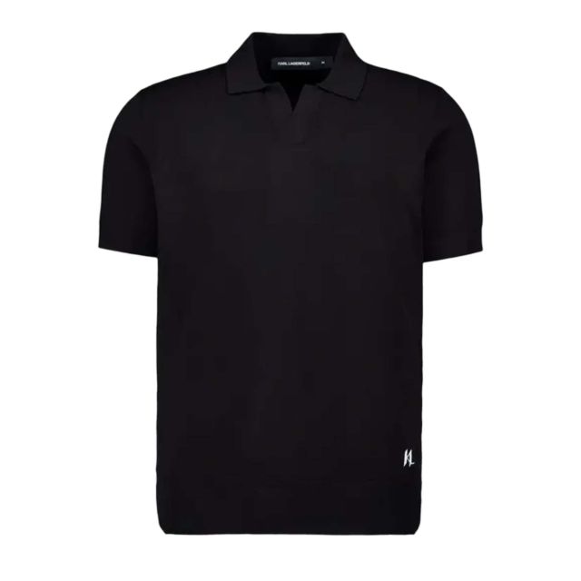 Karl Lagerfeld Aνδρική Μπλούζα Knit Polo 1/2 655014-562302