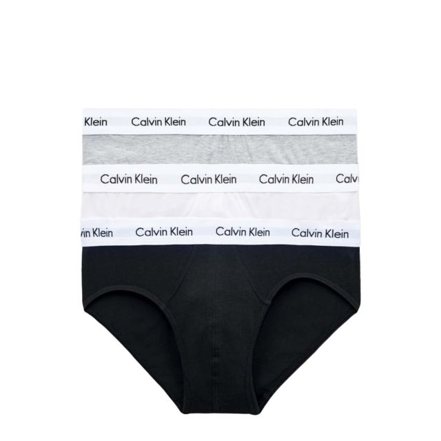 Calvin Klein Σετ Ανδρικά Εσώρουχα Hip Brief 3Pk U2661G
