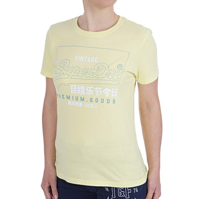 SUPERDRY D1 PG LABEL OUTLINE ENTRY TEE   W1010102A