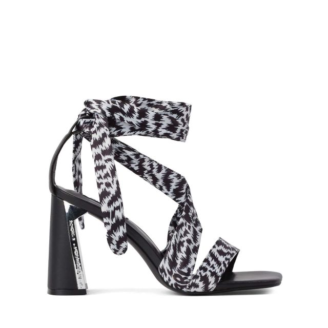 Karl Lagerfeld Γυναικεία Παπούτσια Scraf Wrap Sandal KL30714A