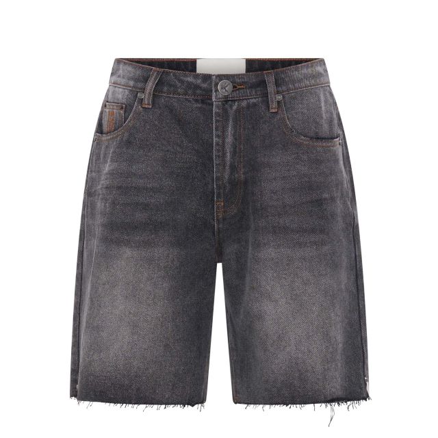 One Teaspoon Γυναικείο Σορτς Jacksons Mid Waist Wide Leg Denim Shorts 26872