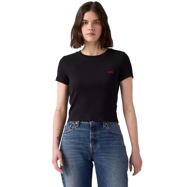 Levi's Γυναικεία Μπλούζα Essential Sporty Tee Emb Blacks 004Q5-0001 - 743299