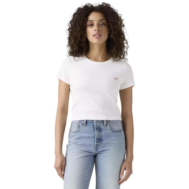 Levi's Γυναικεία Μπλούζα Essential Sporty Tee Emb Neutrals 004Q5-0000 - 743295