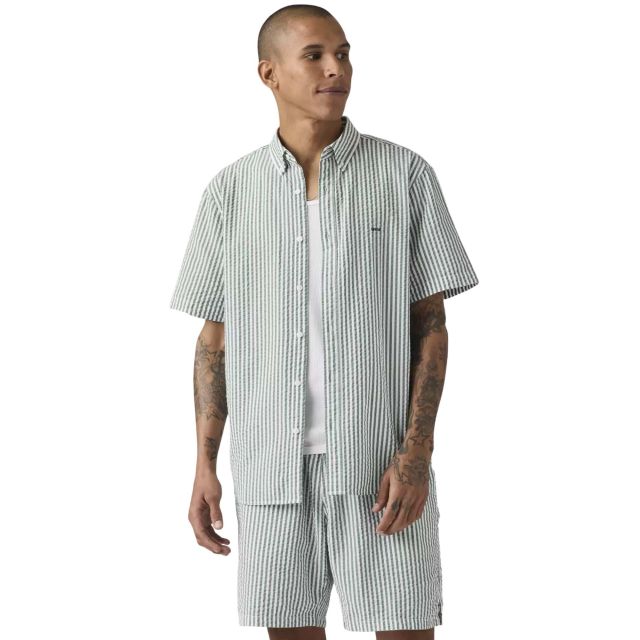 Levi's Ανδρικό Πουκαμισο Ss Authentic Button Down Greens A9161-0026