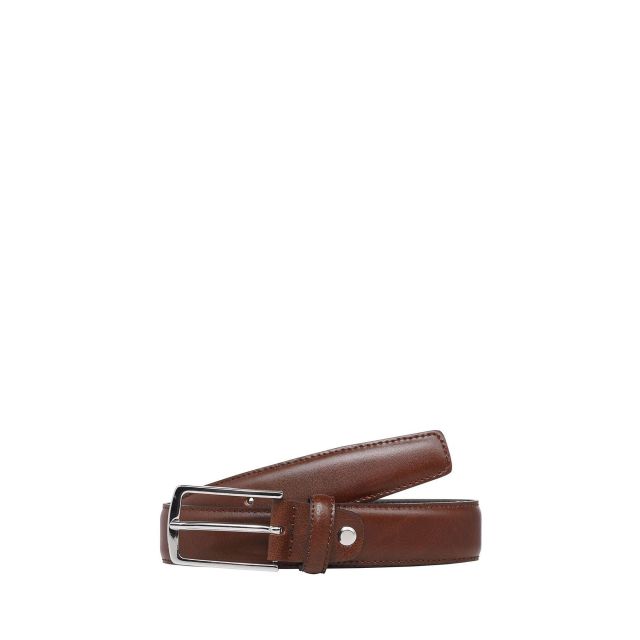 JACK & JONES Ανδρική Ζώνη ESS. CLEAN-CUT LEATHER BELT 12136795