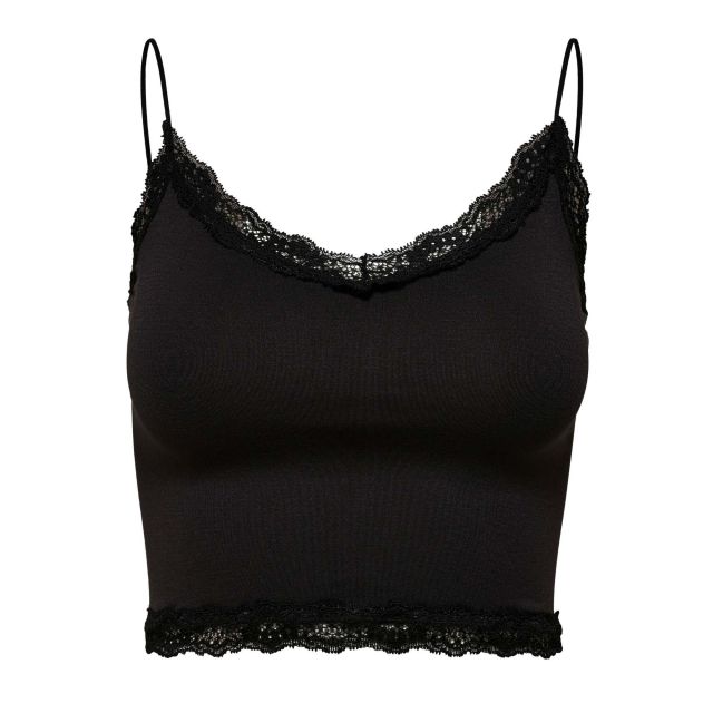 Only Γυναικεία Μπλούζα Vicky  Lace Seamless Cropped Top 15190175