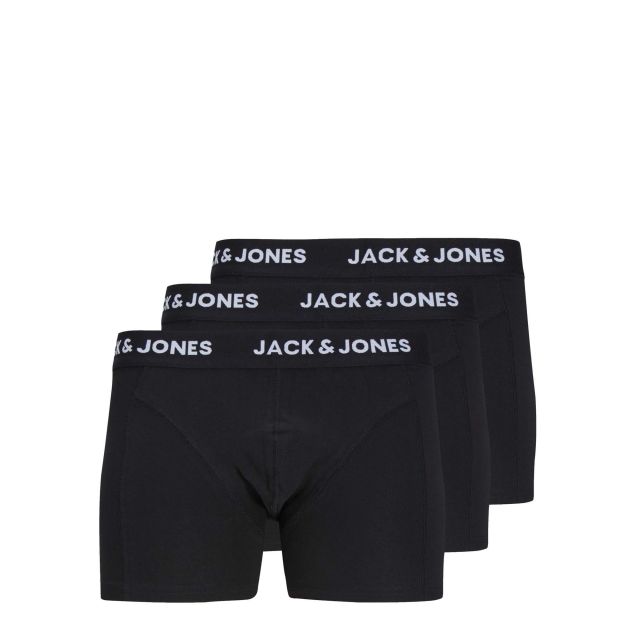 Jack & Jones Σετ Ανδρικά Εσώρουχα Jacanthony Trunks 3 Pack Black 12171944