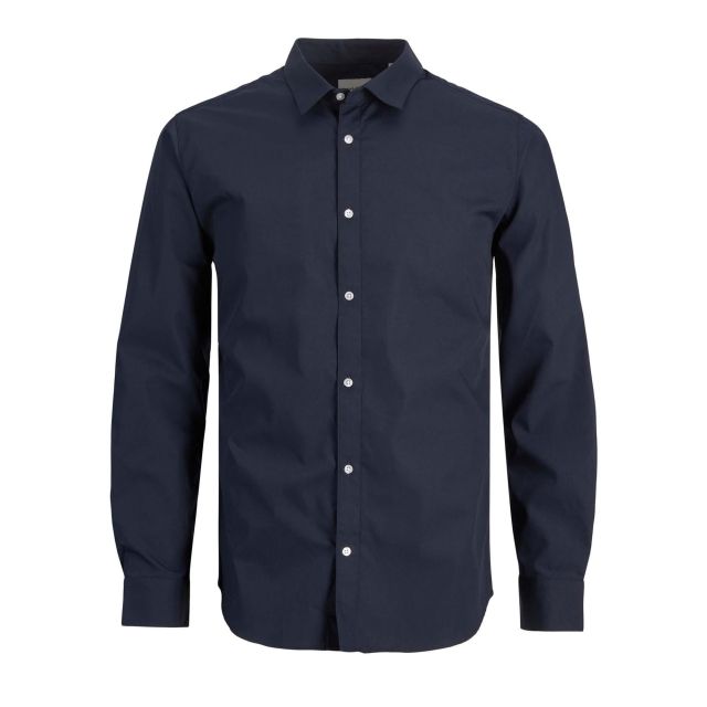 Jack & Jones Ανδρικό Πουκάμισο Jjjoe Shirt Ls Plain 12187222