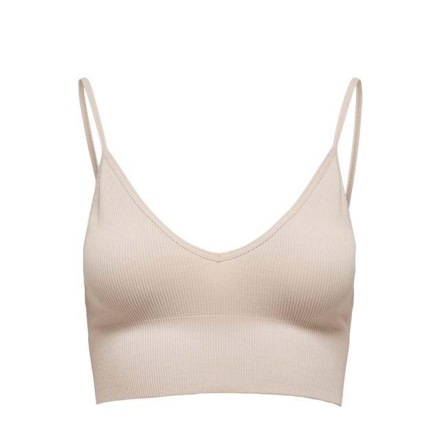 Only Γυναικείο Μπουστάκι Onlvicky Rib Seamless Vneck Top 15201539