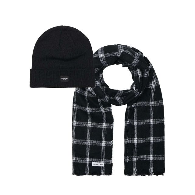Jack&Jones Σετ Κασκόλ & Σκούφος Jacfrost Dna Beanie And Scarf Giftbox 12197780