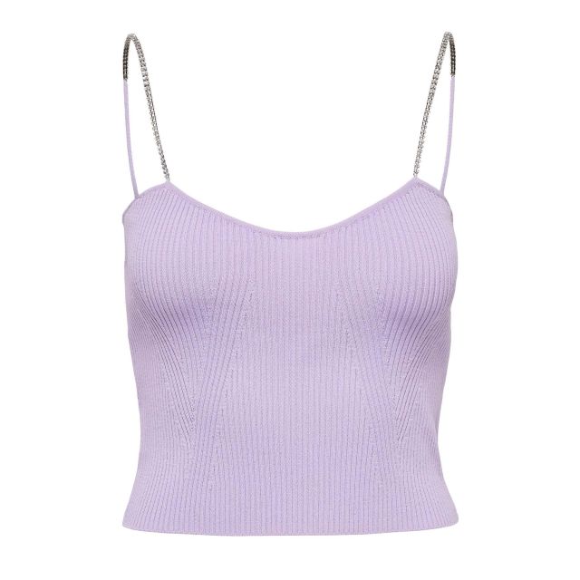 Only Γυναικεία Μπλούζα Onlmoon Sl Bling Top Knt 15287275