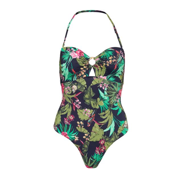 Only Γυναικείο Μαγιό Onljuliette Ring Bandeau Swimsuit 15282614