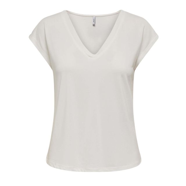 Only Γυναικεία Μπλούζα Onlfree S/S Modal V-Neck Top Jrs 15287041
