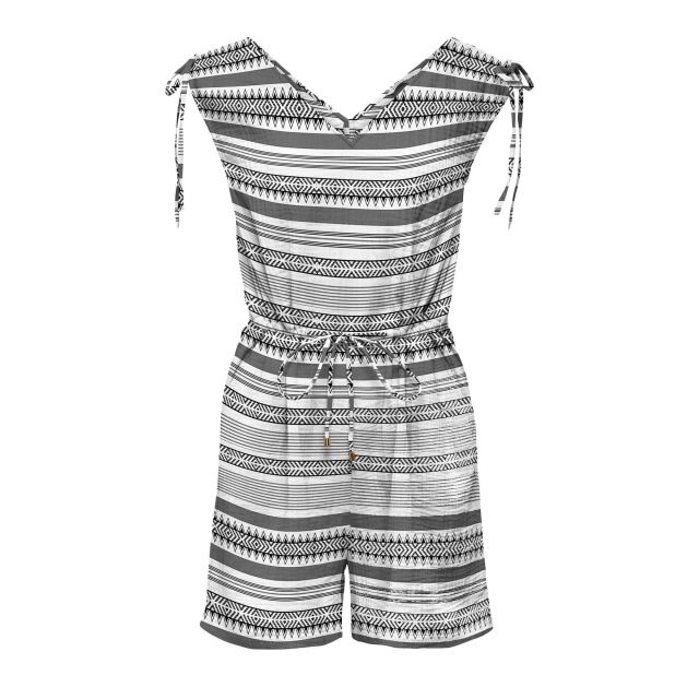 Only Ολόσωμο Σορτς Onlnora S/L Ruching Playsuit Ptm 15293512