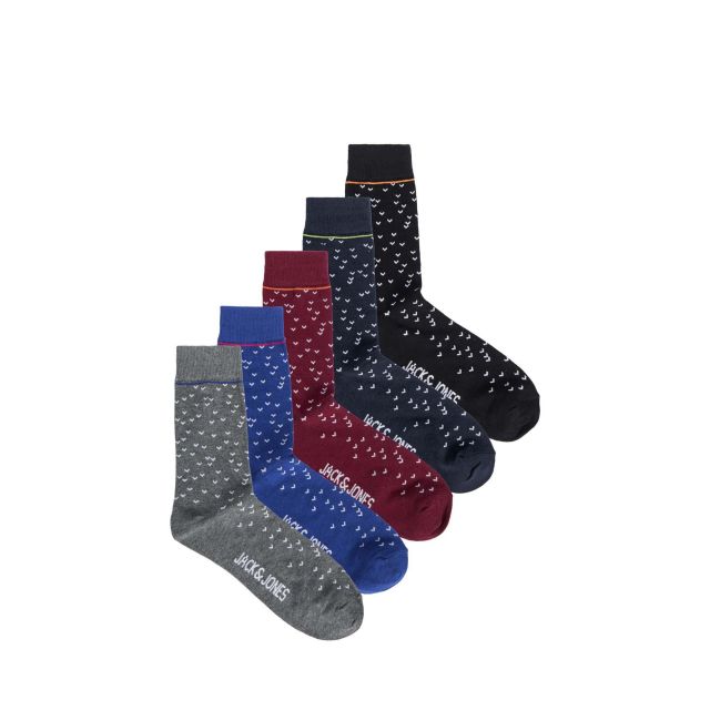 Jack & Jones Σετ Ανδρικές Κάλτσες Jacbirdeye Socks 5 Pack 12240530
