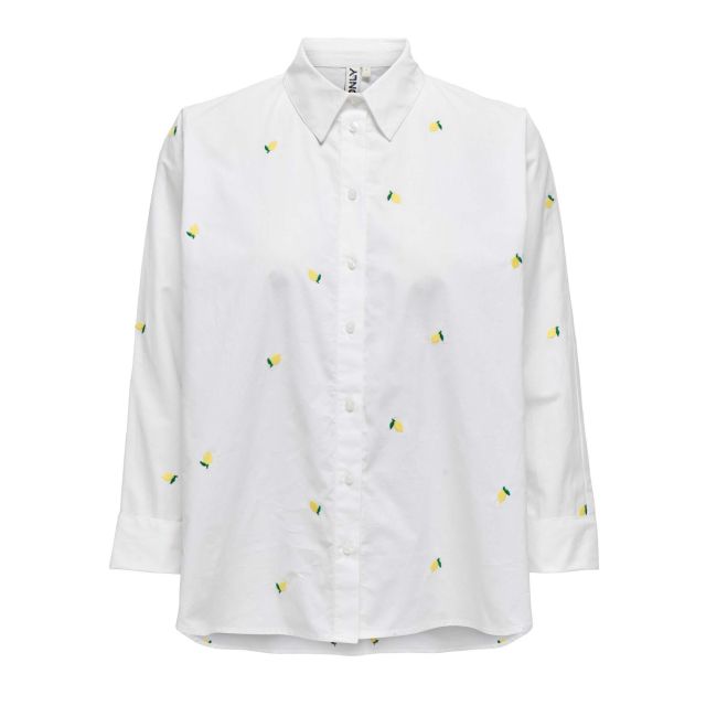 Only Onlnew Lina Grace Ls Emb Shirt Wvn 15283743