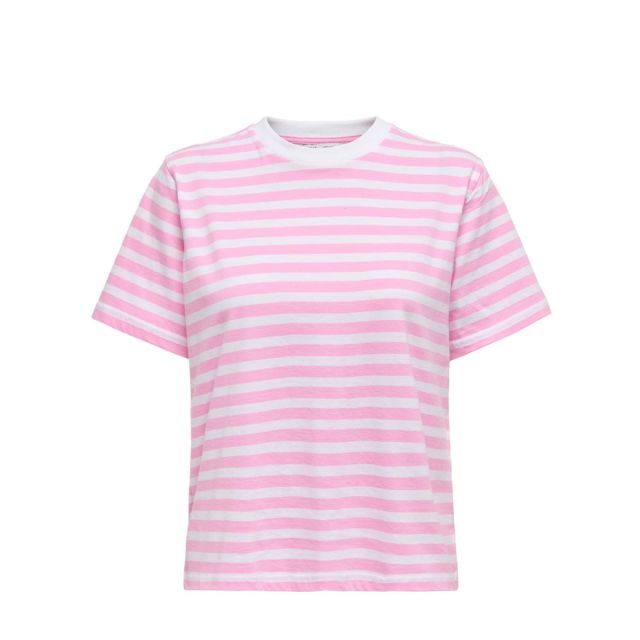 Only Γυναικεία Μπλούζα Onllivina S/S Stripe Tee Jrs 15272227