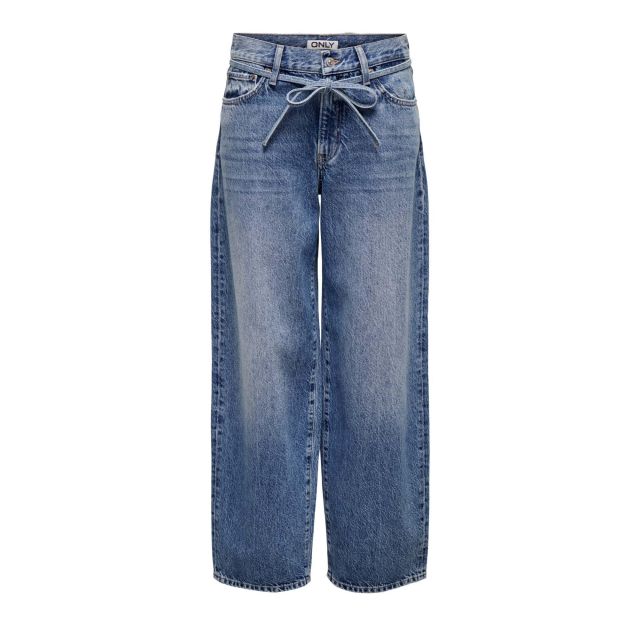 Only Γυναικείο Τζιν Παντελόνι Onlgianna Mw Straight Dnm Dot596 Balloon Fit 15325796