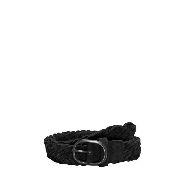 Only Γυναικεία Ζώνη Onlines Wide Braided Leather Jeans Belt 15318314