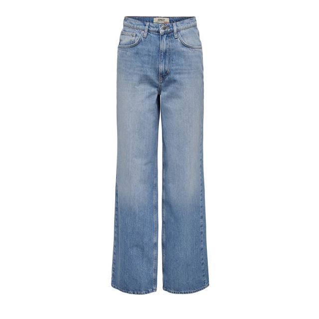 Only Γυναικείο Τζιν Παντελόνι Onlhope Icon Ex Hw Wide Dnm Cro305 Wide Leg Fit 15327290