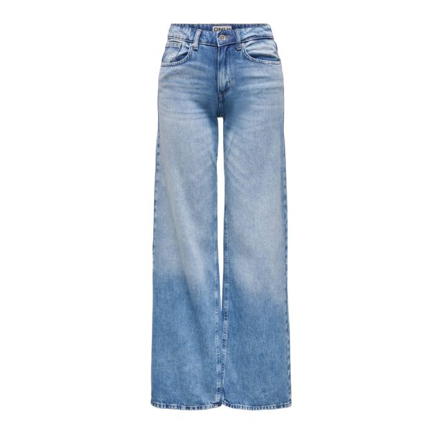 Only Onlhope Low Waist Wide Dnm Tai194 Wide Leg Fit 15340011