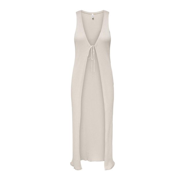 Only Γυναικείο Γιλέκο Onlmeddi Sl Tie Maxi Vest Knt 15347887 - 775095