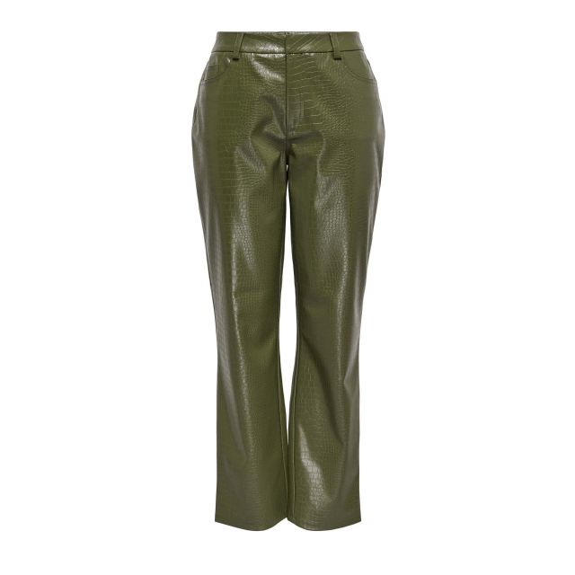 Only Γυναικείο Παντελόνι Onlkara Faux Leather Snake Pant Otw 15348569
