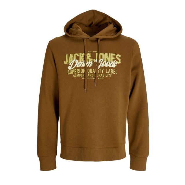 Jack & Jones Ανδρικό Φούτερ Jjelogo Sweat Hood 2 Col 25/26 12279649