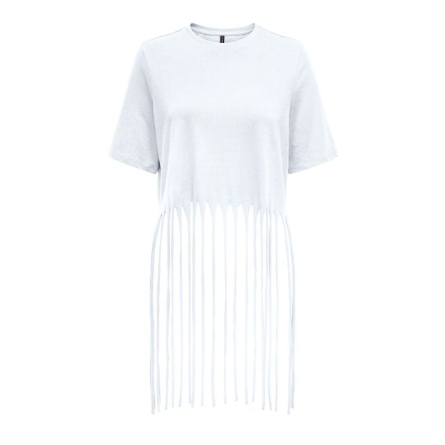 Only Γυναικεία Μπλούζα Onlzinna S/S Fringe Top Box Jrs 15325262