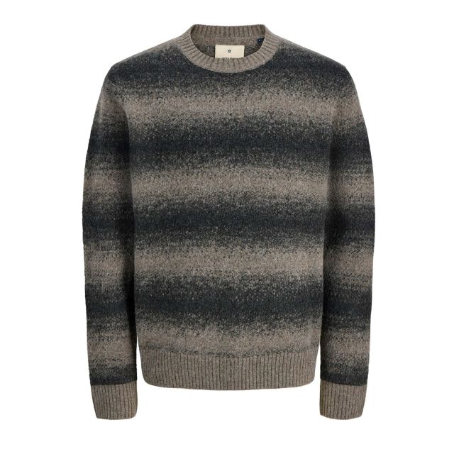 Jack & Jones Ανδρική Μπλούζα Jprblutyler Knit Striped Crew Neck 12286239